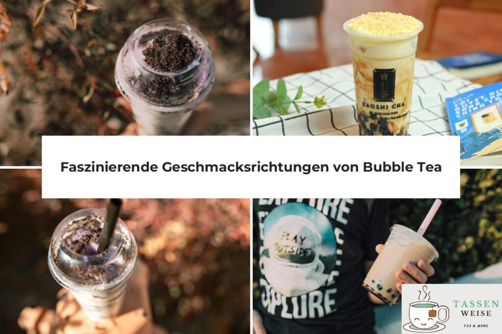 Bubble Tea Geschmacksrichtungen